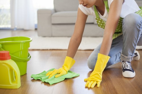 Clean and restored hard flooring in a Wembley property